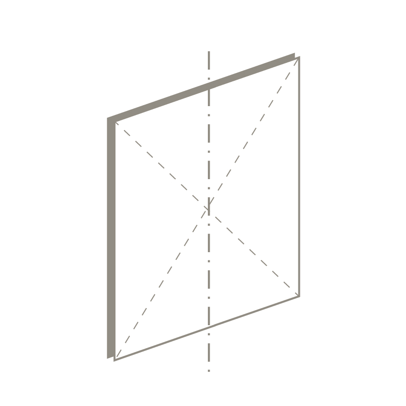 orizontal pivot window icon